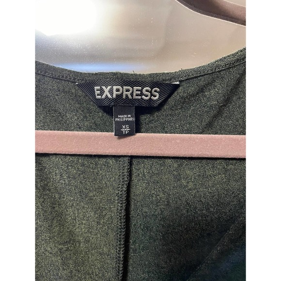 Dark Olive Express Longsleeve Dress XS - Picture 3 of 3